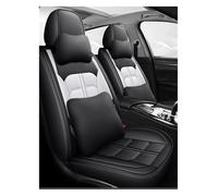 SCBSTKBGGW Coche Juego Fundas Asiento para A3 8P 8L para Sportback para Q7 Q5 para A4 B7 A6 C5 Funda Cojín Soporte Asiento Coche Protector Interior Cuero(White Black,9 PCS)