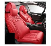 SCBSTKBGGW Coche Juego Fundas Asiento para BMW para F10 E30 G30 E46 E90 F30 E36 E60 para F11 F40 para E34 X3 para E83 E39 X1 Funda Protectora Cojín Soporte Asiento Coche(Red,Deluxe B)