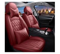 SCBSTKBGGW Coche Juego Fundas Asiento para Buick para Enclave para Lacrosse para Excelle Funda Cojín Soporte Asiento Automóvil Protector Interior Cuero Artificial(Wine Red Pillow)