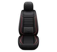 SCBSTKBGGW Coche Juego Fundas Asiento para Civic para Accord 7 para CRV para City para Pilot 2003-2018 Funda Protectora Asiento Coche Cuero Negro Rojo(Black Red 1,A)