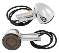 SCBSTKBGGW Luz Señal Giro Moto para H&Arley para Sportster XL883 XL1200 1992 En Adelante, Luces De Giro Delanteras Y Traseras para Motocicleta, Intermitentes LED