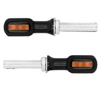 SCBSTKBGGW Luz Señal Giro Moto para H&Arley para Spotster XL883 para Touring Glide Dyna Softail Luz De Freno Motocicleta Señal Giro Indicador Marcha