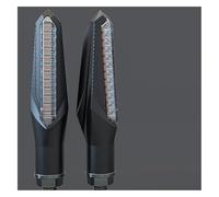 SCBSTKBGGW Luz Señal Giro Moto para Suzuki Motocicleta Intermitentes LED Secuenciales Intermitente Ámbar Luz De Flecha
