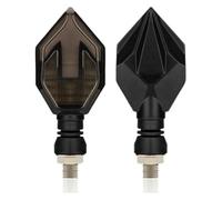 SCBSTKBGGW Luz Señal Giro Moto para Yamaha Motocicleta Intermitentes Flechas Luminosas LED 12 V 10 Mm Secuencial Ámbar