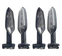 SCBSTKBGGW Luz Señal Giro Moto para Yamaha YZF R15 R25 R3 R125 MT-25 MT-03 MT15 MT-15 para M-Slaz 150 Indicadores De Señal Giro Motocicleta Luz Funcionamiento(Smoked4pcs)