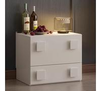 SCBTGKLN Mueble TV, Muebles TV, Soporte for TV de Madera, Centro de Entretenimiento Modular for TV de Madera con Almacenamiento, Mesita de Noche, sin Ensamblaje, for Sala de Estar(White)
