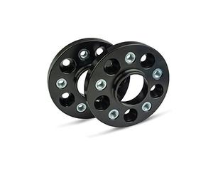 SCC 13084BWS - Separadores de rueda (2 unidades, anodizados, 112/5, 66,6 GW: M12 x 1,5-20 mm), color negro