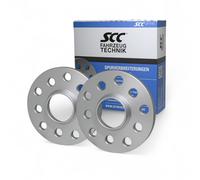 SCC Separadores de ruedas 2x10mm 12104E para Abarth 500 500C
