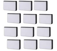 SCCFMM 12 piezas de sublimación en blanco para tarjetas de visita de piel sintética con bolsillo para tarjetas de identificación, transferencia de calor, monedero, tarjetero, para hombres y mujeres,