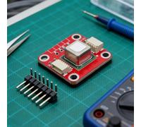 SCD40 SCD41 Módulo de sensor de gas con sensores de temperatura y humedad para automatización inteligente de edificios y sistemas de control HVAC (SCD41 rojo)