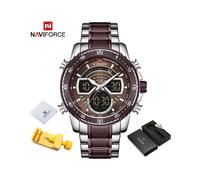 (SCE BOX) Relojes de moda para hombre, reloj de pulsera militar deportivo analógico digital de cuarzo
