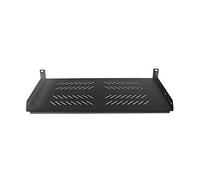 SCE Network Estantería de 19, 19 pulgadas, estante para armario de red, armario de pared, carcasa de pared electrónica, armario de pared, armario de red, 1U, 250 mm de profundidad, negro RAL9004,
