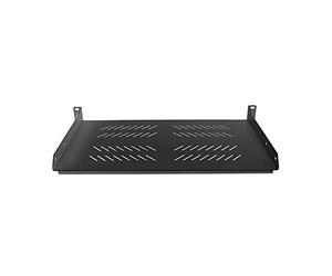 SCE Network Estantería de 19, 19 pulgadas, estante para armario de red, armario de pared, carcasa de pared electrónica, armario de pared, armario de red, 1U, 250 mm de profundidad, negro RAL9004,