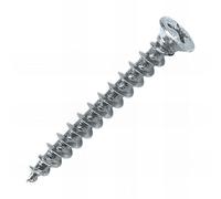 SCELL-IT, Caja 500 Tornillos de PVC PLAST cabeza avellanada 120° acero galvanizado, 4.2x55 mm, PH2, PVCPB42055, la solución eficaz y práctica para una fijación rápida y sólida