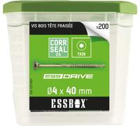 Scell-it Vis Essbox à bois - Ø4 mm x 40 mm - Boite de 200 - EX-1371021