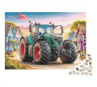 Scène de tracteur Rural Jigsaw - 1000 Pièces Jeux Éducatifs, Scène Rurale Décoration De Maison, Puzzle Défi Pour Adultes Idéal En Cadeau 70x50cm/1000pcs