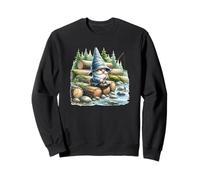Scene Fishing Accessories For Gnome Lovers And Fishing Dad Sudadera