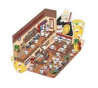 Scene Stickers, 3D Wall Decals, 4,92 x 7,48 pulgadas, Adults Art Projects Shop Design, S Decoración, Peel-and-Stick Decoration Kit for Scrapbook, Journal, Notebook, Kids Crafts