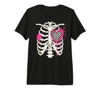Scenecore Ribs & Heart | Still EMO Y2K 2000s Alt Mall Goth Camiseta Premium