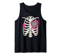Scenecore Ribs & Heart | Still EMO Y2K 2000s Alt Mall Goth Camiseta sin Mangas