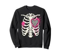 Scenecore Ribs & Heart | Still EMO Y2K 2000s Alt Mall Goth Sudadera