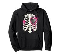 Scenecore Ribs & Heart | Still EMO Y2K 2000s Alt Mall Goth Sudadera con Capucha