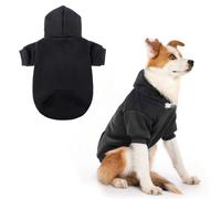 SCENEREAL Suéteres con capucha para perros pequeños, medianos y grandes, sudadera de forro polar con sombrero y bolsillo, algodón suave, ropa de perro para todo tipo de clima, para perros de talla S a