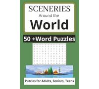 "Sceneries Around the World" word search book: Word Searches with easy to read print about Sceneries Around the World and more/6x9 inches. 110 pages/ 50 + puzzles...Gift for vacations , Holidays.