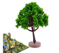 Scenery Trees - Miniature Landscape Layout | Model Train Railroad Scenery Tree | Green Artificial For DIY Projects Decoration | Architecture Building Kit | Diorama Supplies