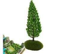 Scenery Trees - Miniature Landscape Layout | Model Train Railroad Scenery Tree | Green Artificial For DIY Projects Decoration | Architecture Building Kit | Diorama Supplies
