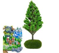 Scenery Trees - Miniature Landscape Layout | Model Train Railroad Scenery Tree | Green Artificial For DIY Projects Decoration | Architecture Building Kit | Diorama Supplies