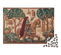 Scenes of GRU-Saxons Hunting in The Forest 52x38cm/1000pcs Puzzle Adecuado para Adultos Y Multitud Mayores De 14 Años