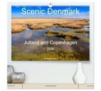 Scenic Denmark. Jutland and Copenhagen (High Quality Premium Wall Calendar 2026 DIN A2 landscape),CALVENDO 12 Month Wall Calendar: Impressions from Jutland and the capital Copenhagen