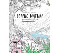 Scenic Nature Coloring Book for Adults: 40 Pages of Relaxing Landscapes, Mountains, Forests, and Peaceful Views for Stress Relief