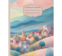 Scenic Whimsical pastel Notebook: Pretty Notebook for Women and Girls. Perfect for the office, school, taking notes, and journaling.
