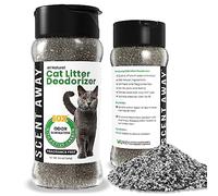 SCENT AWAY Desodorante para arena para gatos, eliminador de olores, desodorante de arena para gatos sin fragancia con carbono activo, elimina los olores y olores de gatos para mantener tu hogar fresco