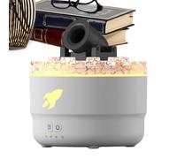 Scent Diffuser - Timer Adjustable Humidifier for Bedroom, Office with Volcanic Crack Design Function, Fragrance Diffuser for Home Kitchen Dorm, Abs Material Round, Usb, Ac Powered Indoor Use