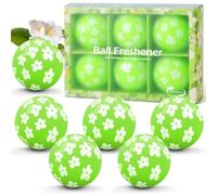 Scent-Hi Bolas desodorizantes para zapatillas de deporte, bolsas de deporte, 6 unidades, también para el hogar, taquillas, fácil Twistlock - Jazmín