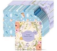 Scent-Hi Carta Profumata per Cassetti, Profumo di Lavanda e Talco per Bambini Carta Profumata per Armadi per Profumare i Vestiti e Decorare i Mobili, 36.5 * 50 cm