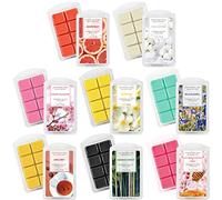 Scent-Hi Cera Perfumada Derretida, Cubos de Cera, 8 x 2.5oz Cera Perfumadas de SOYA Derretida de Fragancia, Altamente Perfumada y Duradera, Decoración del Hogar Bloque de Cera Set de Regalo