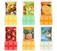 Scent-Hi Cera Perfumada Derretida, Cubos de Cera de Soja Perfumados para Calentadores de Cera, 6 Fragancias de Primavera y Verano per la Festa Della Mamma, Natale, SPA, Aromaterapia