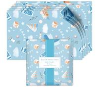 Scent-Hi Papeles Perfumados, 6 Hojas Baby Powder Cajones Perfumados, Hojas de Papel no Adhesivas para Armario del hogar, cajones de tocador, 36.5 * 50 cm