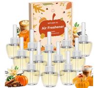 Scent-Hi Recambio de Aceite aromático, 12 Piezas *19ml, Calabaza Perfume, Recargas para Difusor Eléctrico Compatible con Air-Wick/Glade