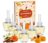 Scent-Hi Recambio de Aceite aromático, 6 piezas *19ml, Calabaza Perfume, Recargas para Difusor Eléctrico Compatible con Air-Wick/Glade