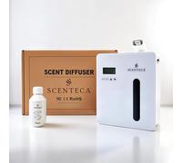 SCENTECA Difusor eléctrico de aceites Esenciales Mod. AD-P5, con Fragancia Té Blanco y Flores de Primavera incluida, nebulización sin Agua, Cobertura hasta 150 m², para casa y Oficina (100 ml)