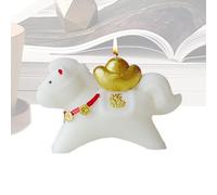 Scented Candles for Home - Auspicious Horse Aromatherapy Decoration for Chinese New Year | Soy Wax Blend with Long Lasting Fragrance, Decorative Jar Candle for Bedroom Living Room Desktop Gift Giving
