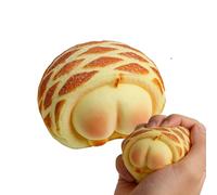 Scented Fidget Loaf - Manual Stress Reduction, Malleable Dough Toy with Long-Lasting Sweet Cream Fragrance, Soft Texture Bun, Premium Food Copy, Quiet Sensory Pad for Reading Thinking
