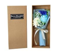 Scented Soap Flower Bouquet - Forever Carnation Rose Arrangement, Elegant Gift Box Packaging, Artistic Handmade Floral Accent, Romantic Valentine Mother Anniversaryy Display | Uniquee Appreciation