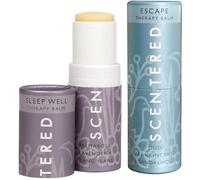 Scentered Sleep Well & Escape - Set de regalo de bálsamo de aromaterapia - Apoya la relajación y el sueño reparador, fomenta los sentimientos de paz y tranquilidad.