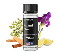 Scentia Miami One Hotel - Aceite difusor inspirado en The 1 Hotel Miami Beach - 20 ml 0.7 onzas líquidas - Mezcla de aceites esenciales para aromaterapia, difusores sin agua humidificadores